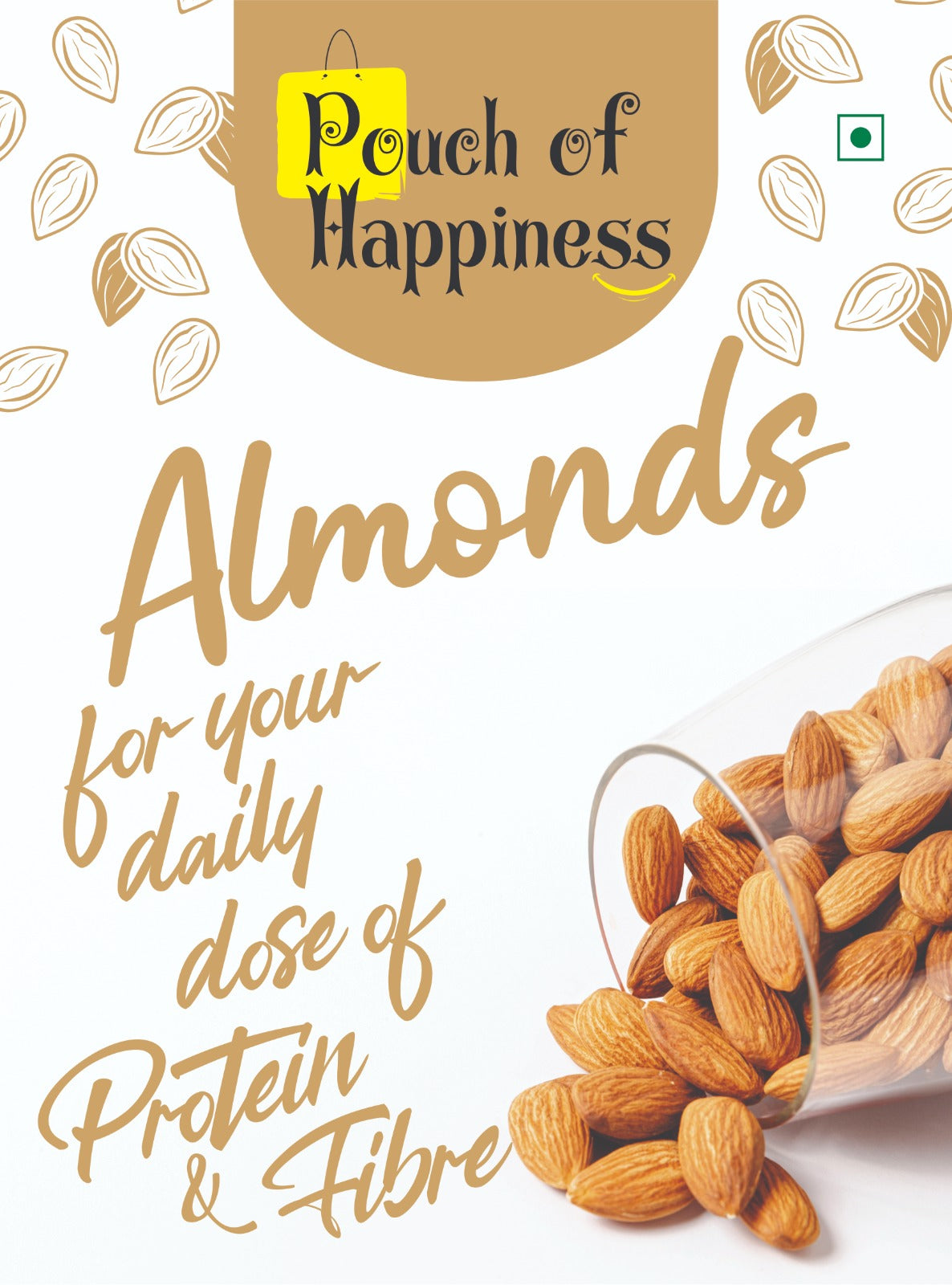 California Almonds Jumbo 500Gms