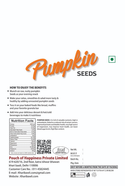Pumpkin Seeds - 250Gm